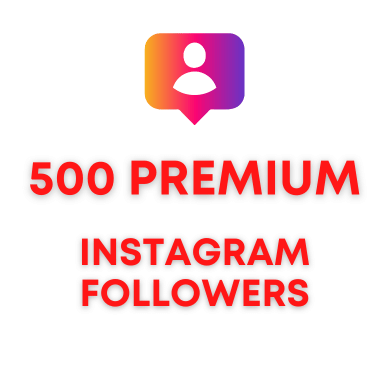 Buy 500 Premium Instagram Followers