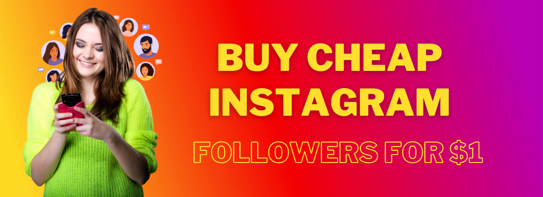 Buy cheal followers on Instagram for $1