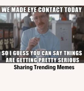 Share trending memes and social media bloopers
